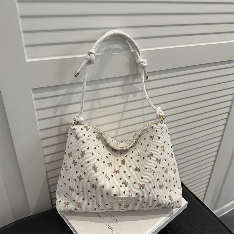 Polka Dot Bow Tote Shoulder Crossbody Bag view 2