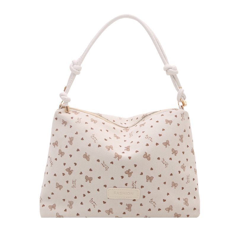 Polka Dot Bow Tote Shoulder Crossbody Bag view 5