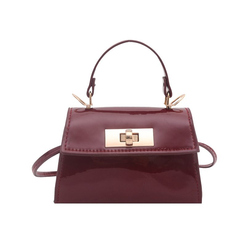 Solid Color Small Square Shoulder Crossbody Bag view 7