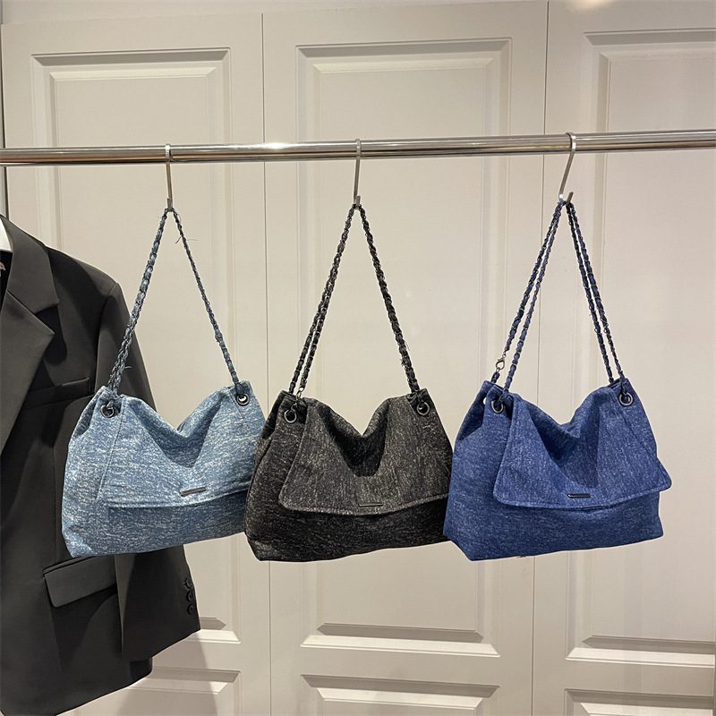 Chain Large Tote Shoulder Crossbody Bag