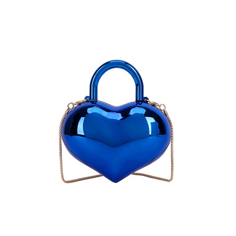 Heart Acrylic Chain Crossbody Shoulder Bag view 8