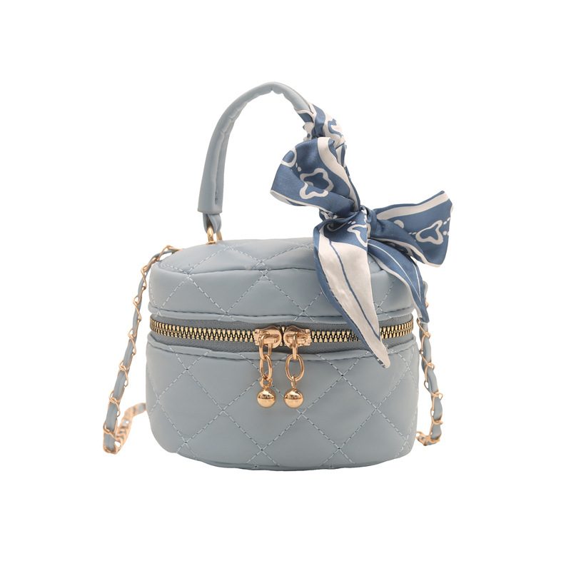 Solid Embroidered Chain Shoulder Crossbody Bag view 10