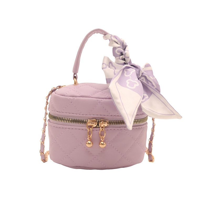 Solid Embroidered Chain Shoulder Crossbody Bag view 6