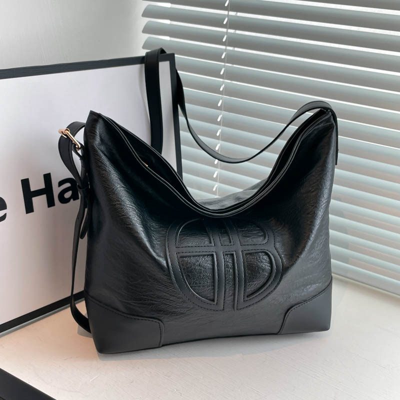 Vintage Large Capacity Crossbody Tote Bag view 4