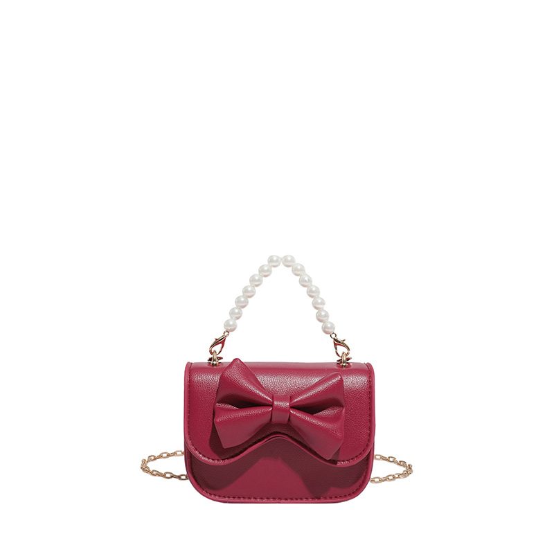 Tas Crossbody Mini Rantai Mutiara Pita Manis view 8