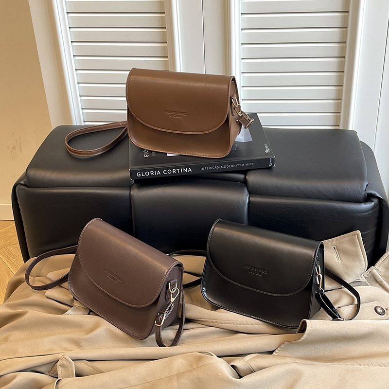 Vintage Elegant Top-Handle Crossbody Bag