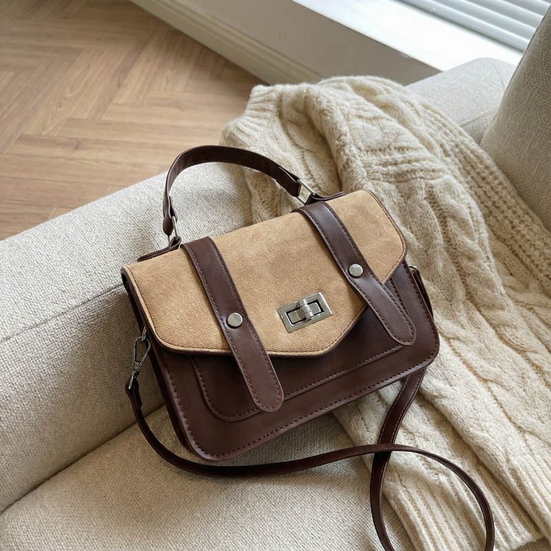 Color Block Top-Handle Crossbody Bag view 2