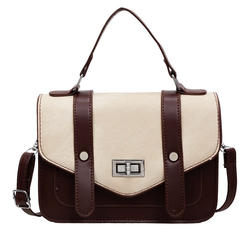 Color Block Top-Handle Crossbody Bag view 7