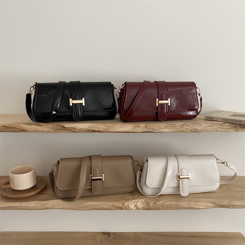 French Baguette Shoulder Crossbody Bag