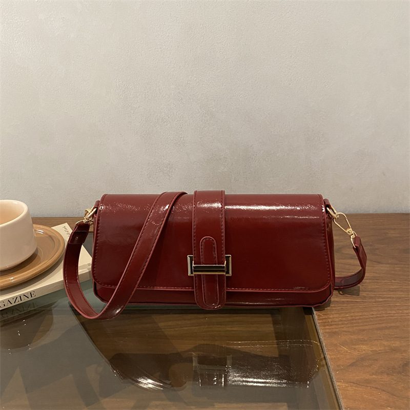 French Baguette Shoulder Crossbody Bag view 2