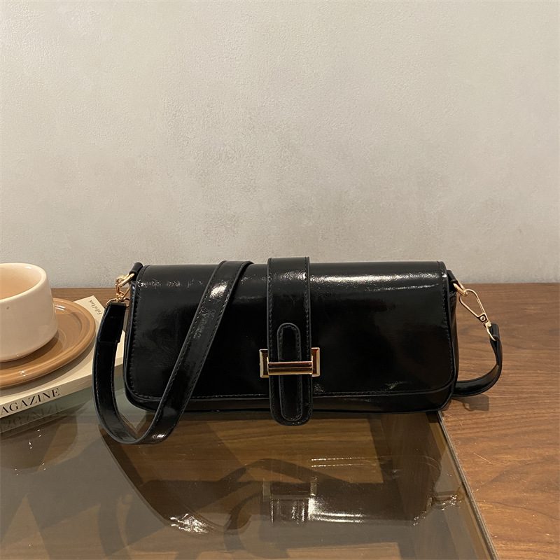 French Baguette Shoulder Crossbody Bag view 3