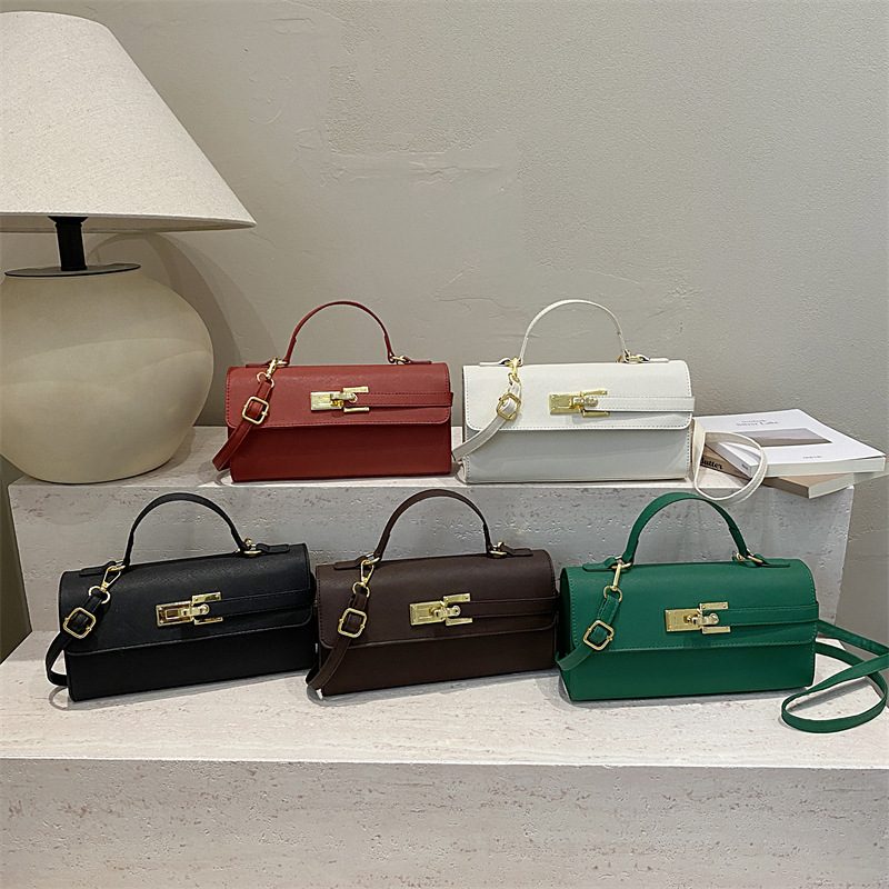 Top-Handle Square Crossbody Bag