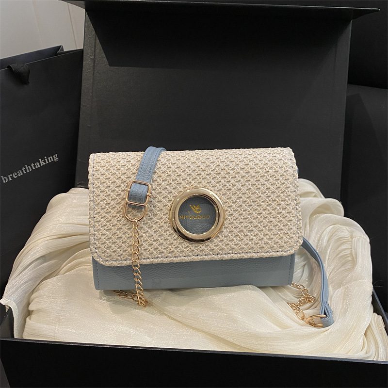 Plaid Top-Handle Square Crossbody Bag view 4