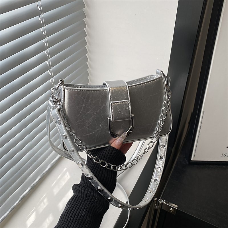 Patent Leather Chain Crossbody Bag view 2