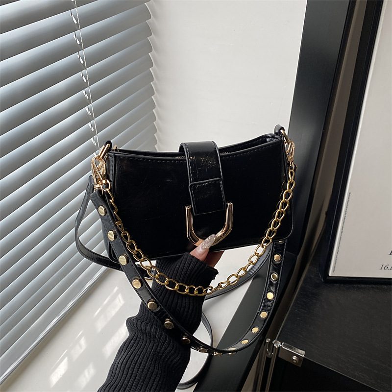 Patent Leather Chain Crossbody Bag view 4