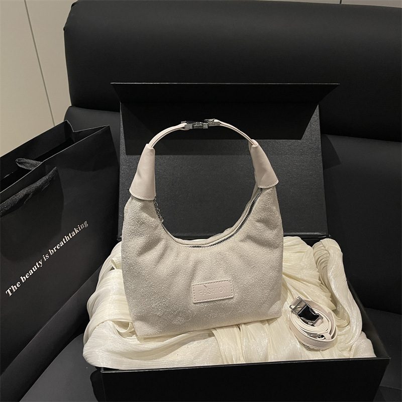 Matte Dumpling Horn Crossbody Bag view 3