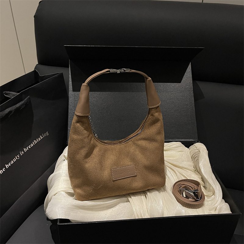 Matte Dumpling Horn Crossbody Bag view 4