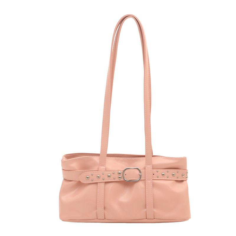 Studded Belted Top-Handle Crossbody Bag view 10