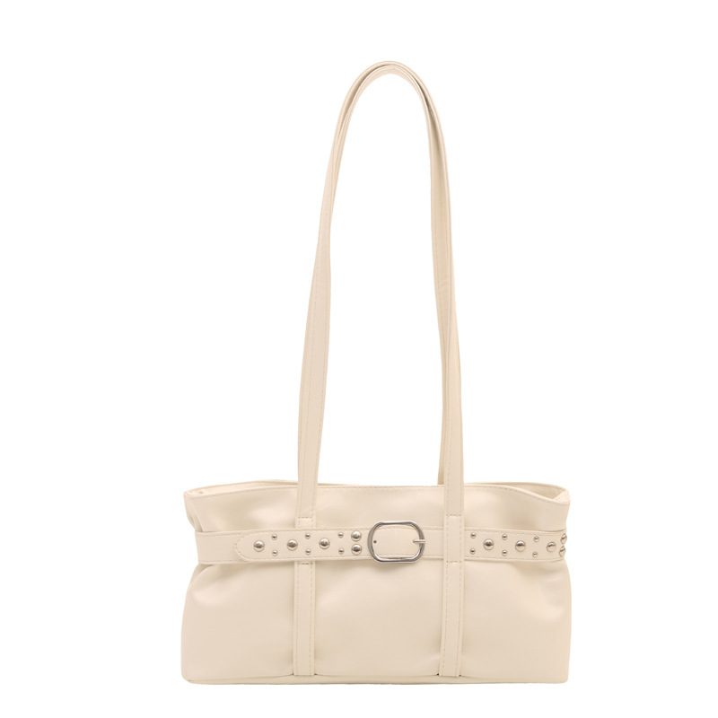 Studded Belted Top-Handle Crossbody Bag view 5