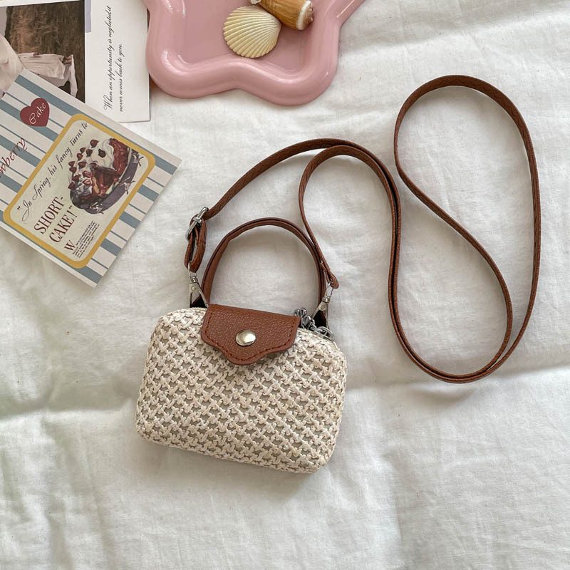 Woven Panel Square Crossbody Bag view 2