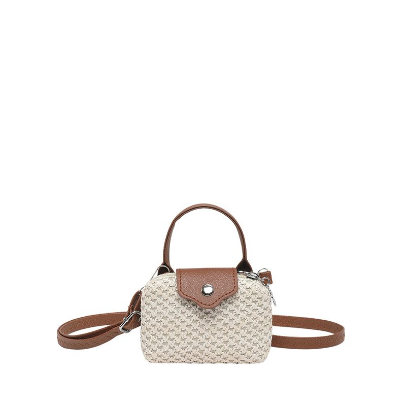 Woven Panel Square Crossbody Bag view 6