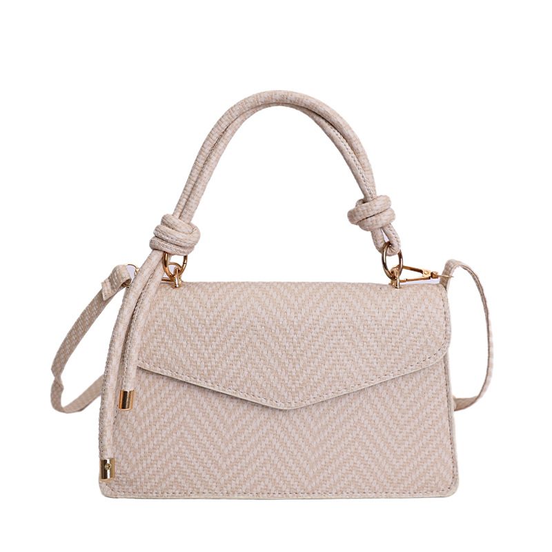 Solid Square Top-Handle Crossbody Bag view 10