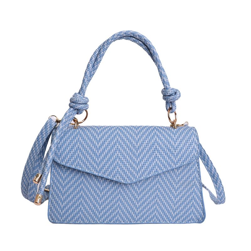 Solid Square Top-Handle Crossbody Bag view 5