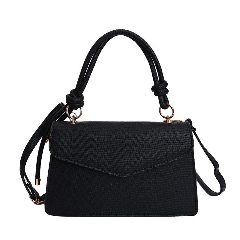 Solid Square Top-Handle Crossbody Bag view 9