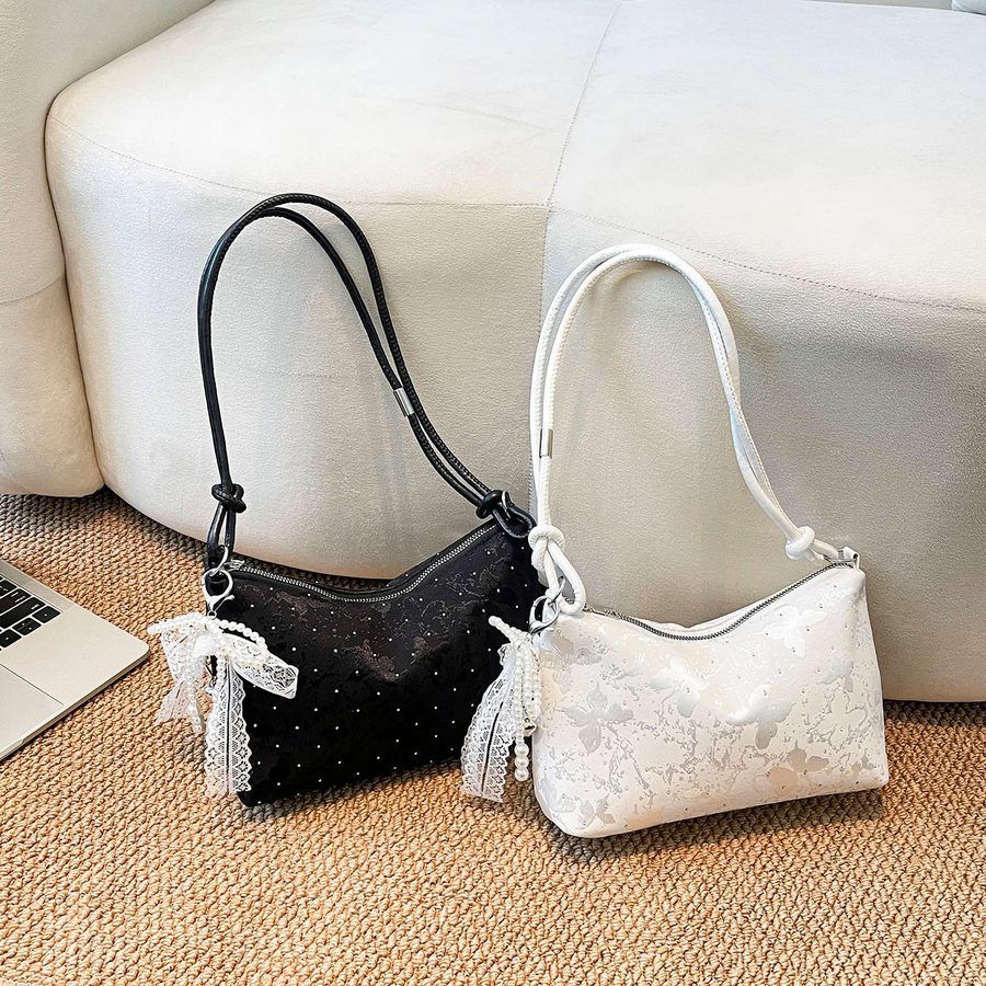 Chain Strap Top-Handle Crossbody Bag