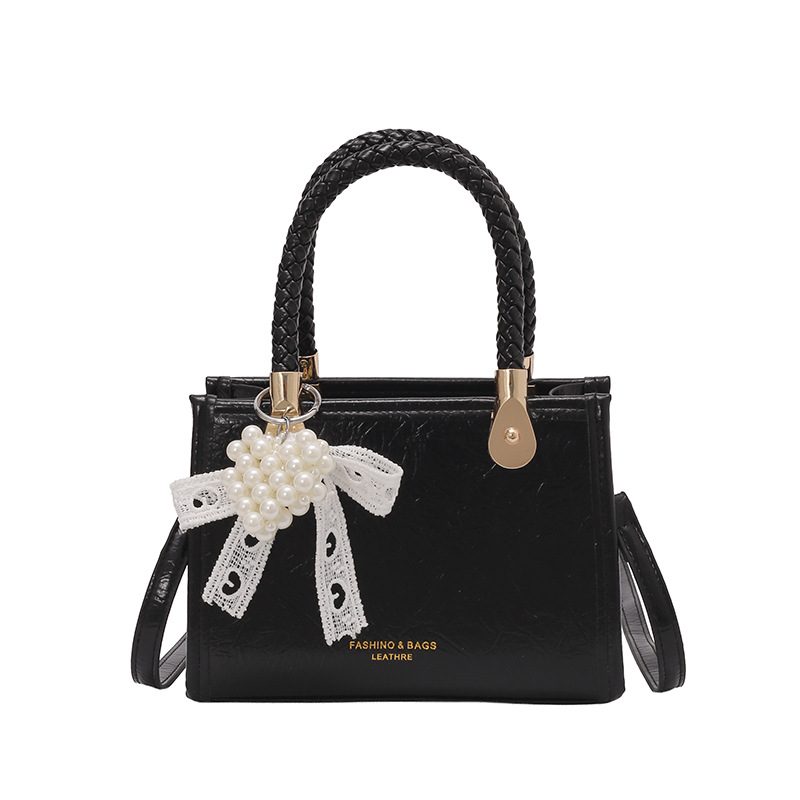Small Square Top-Handle Crossbody Bag view 9
