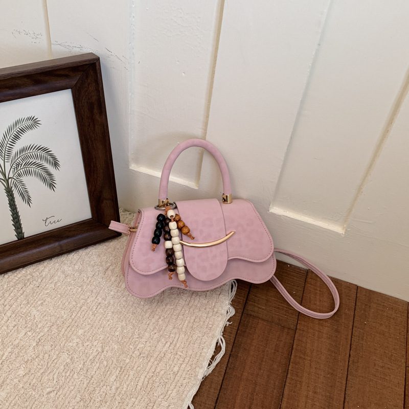 Solid Color Square Crossbody Bag view 3
