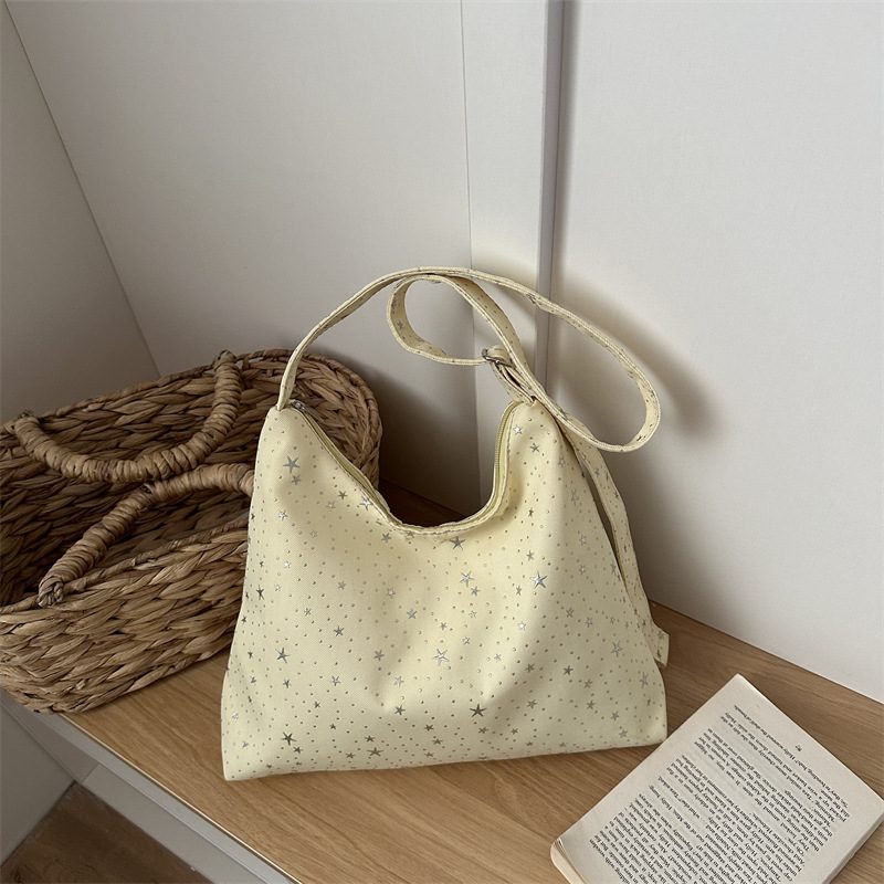 Star Sequin Large Capacity Crossbody Bag