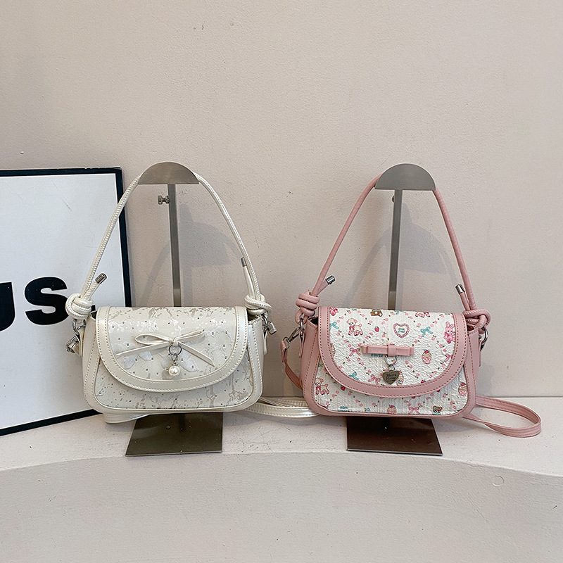 Bow Small Square Shoulder Bag