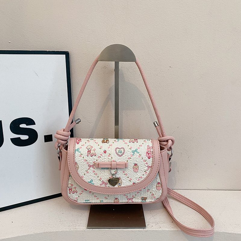 Bow Small Square Shoulder Bag view 2
