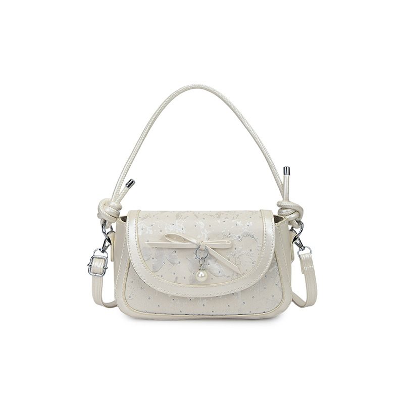 Bow Small Square Shoulder Bag view 5