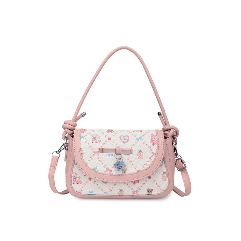 Bow Small Square Shoulder Bag view 7