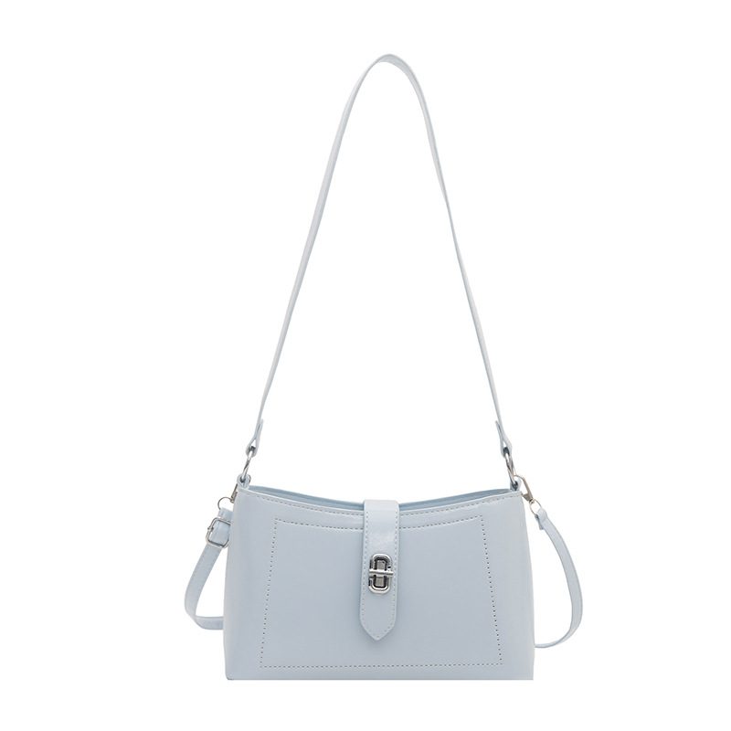 Minimalist Textured Shoulder Underarm Crossbody Bag view 8