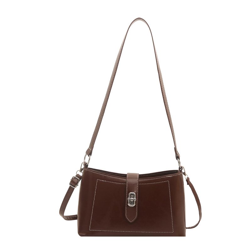 Minimalist Textured Shoulder Underarm Crossbody Bag view 9