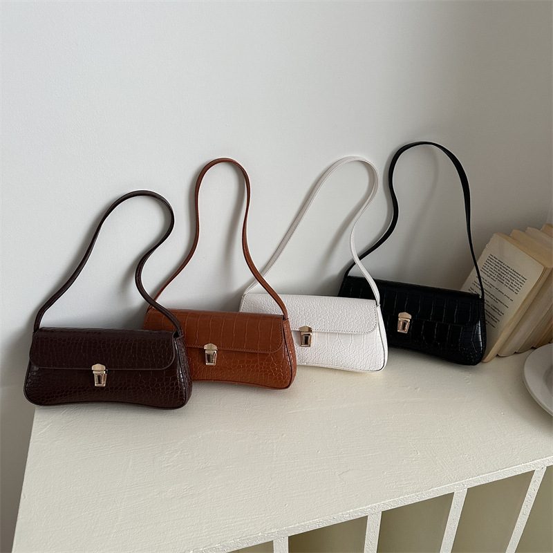 Retro Minimalist Chic Shoulder Underarm Crossbody Bag