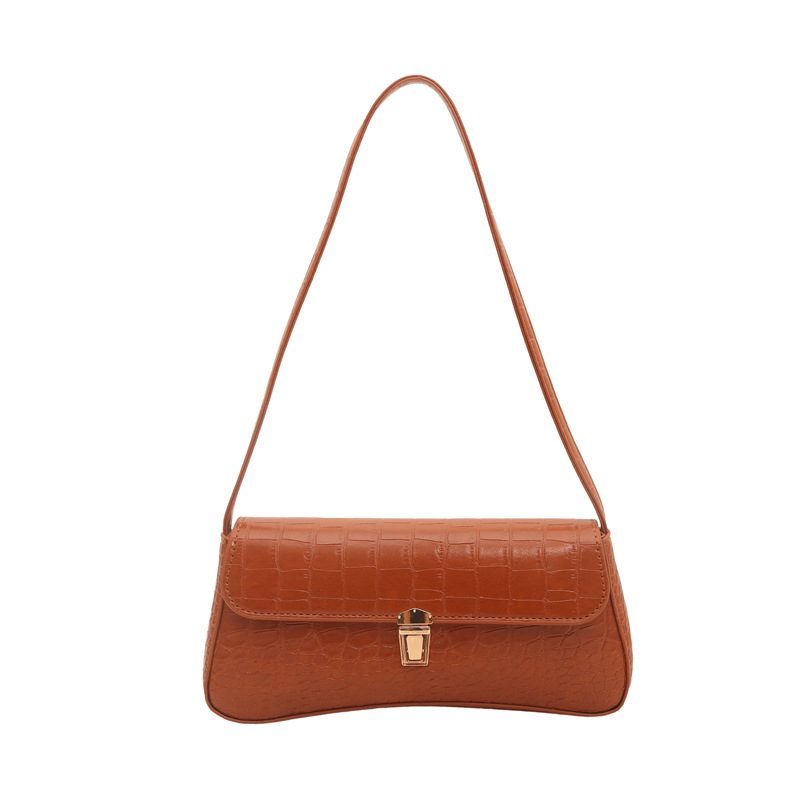 Retro Minimalist Chic Shoulder Underarm Crossbody Bag view 9