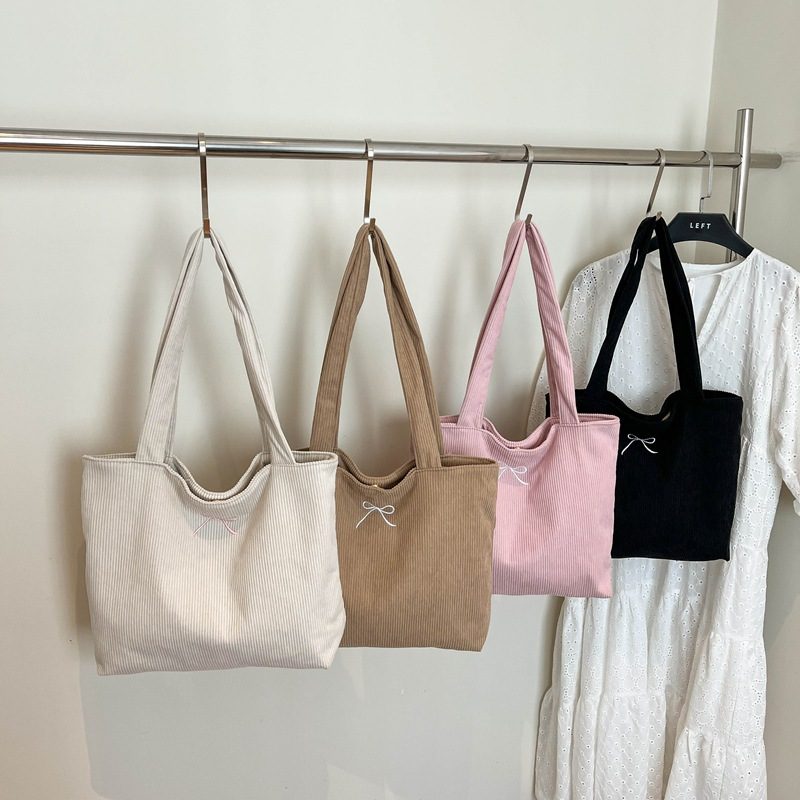 Bow Embroidered Ruched Shoulder Underarm Crossbody Bag