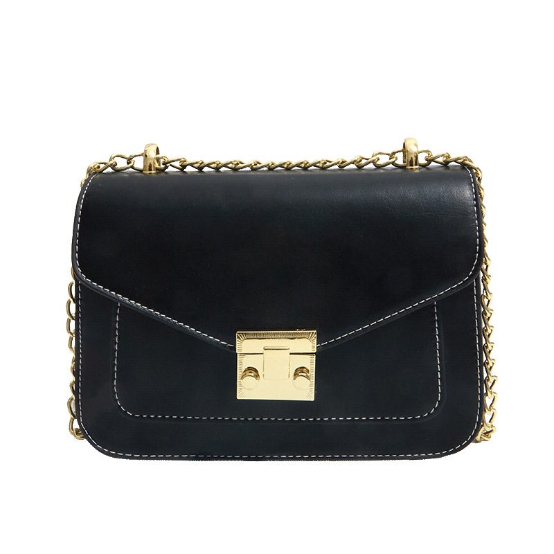 Retro Quilted Chain Shoulder Crossbody Square Bag view 6