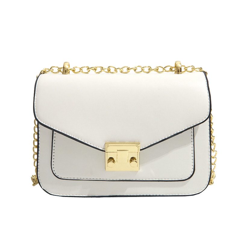Retro Quilted Chain Shoulder Crossbody Square Bag view 7