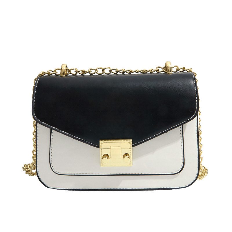 Retro Quilted Chain Shoulder Crossbody Square Bag view 9