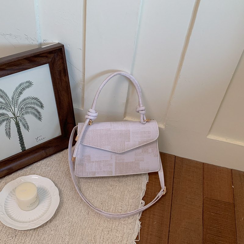 Tas Selempang Kotak Kecil Gagang Atas Retro view 2