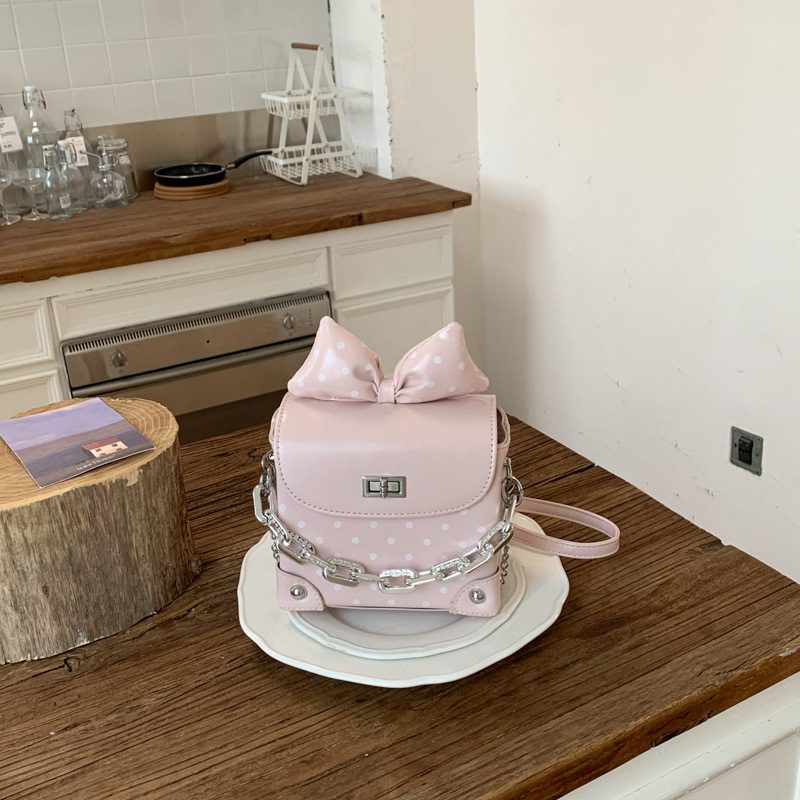Polka Dot Cute Square Box Crossbody view 3