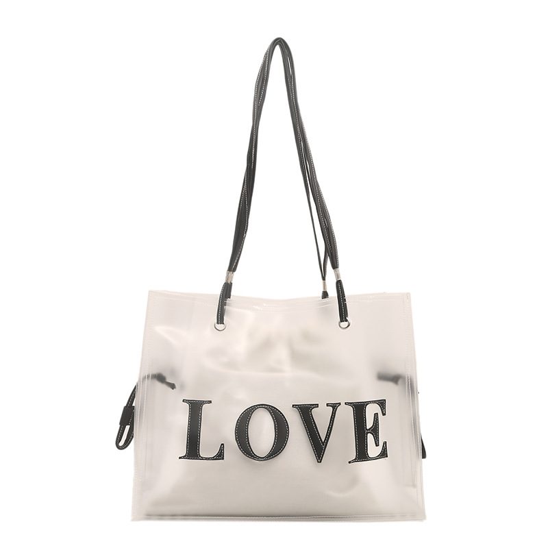 Large Transparent Tote Crossbody view 7