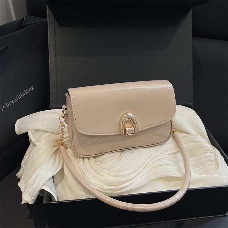 Textured Saddle Top-Handle Crossbody view 2