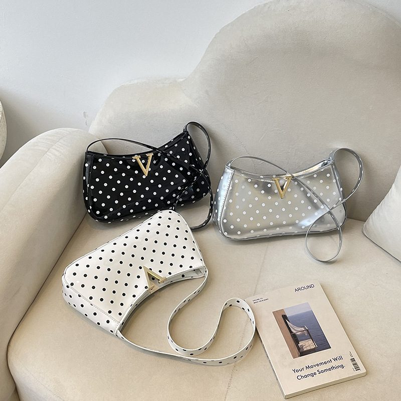 Polka Dot Lazy Style Small Crossbody