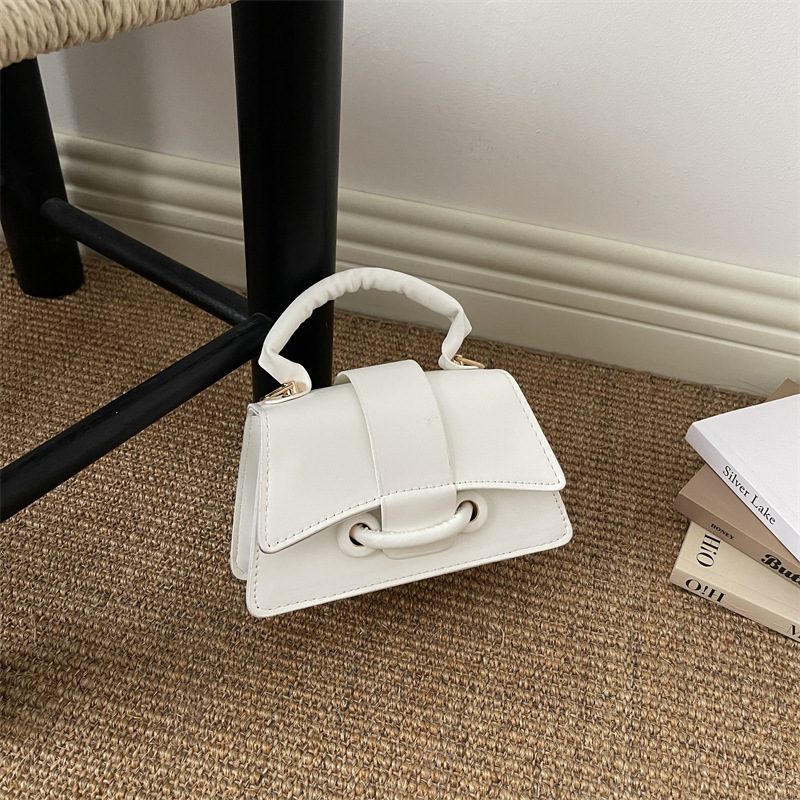 Tas Selempang Gagang Atas Mini Warna Solid view 2